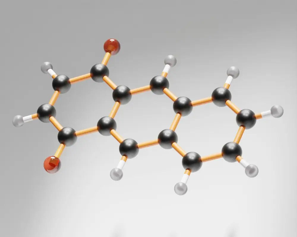 Molecule model used as one of the visual learning tools in science