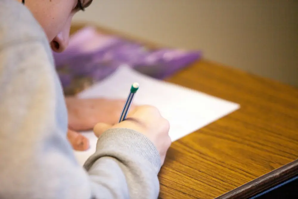 Preparing lesson notes before a teaching interview